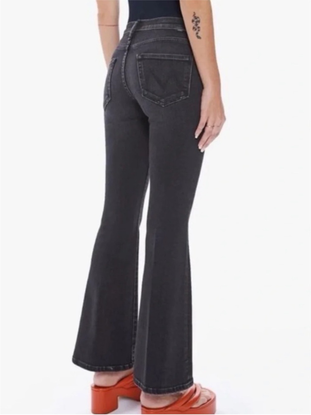 Mother The Weekender Deep End flare Jeans